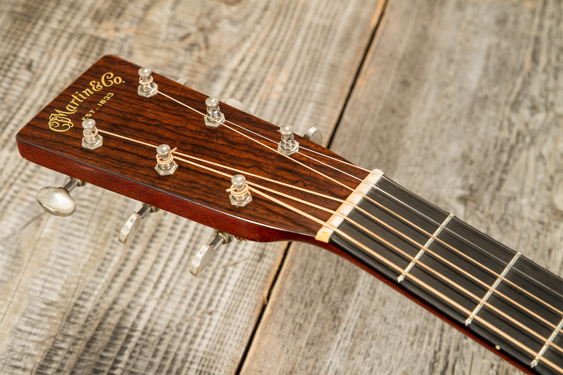 Martin Custom Shop Expert 000-18 1937 Epicea Acajou Eb #2815787 - Natural Vintage Toner Stage 1 Aging - Folk-Gitarre - Variation 7