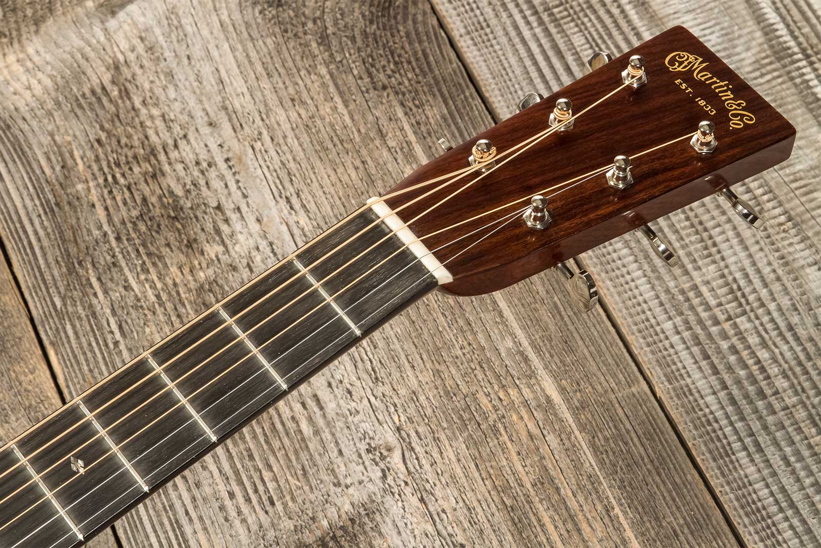 Martin Custom Shop Expert 000-28 1937 Epicea Palissandre Eb #2751257 - Natural Vintage Low Gloss - Folk-Gitarre - Variation 7