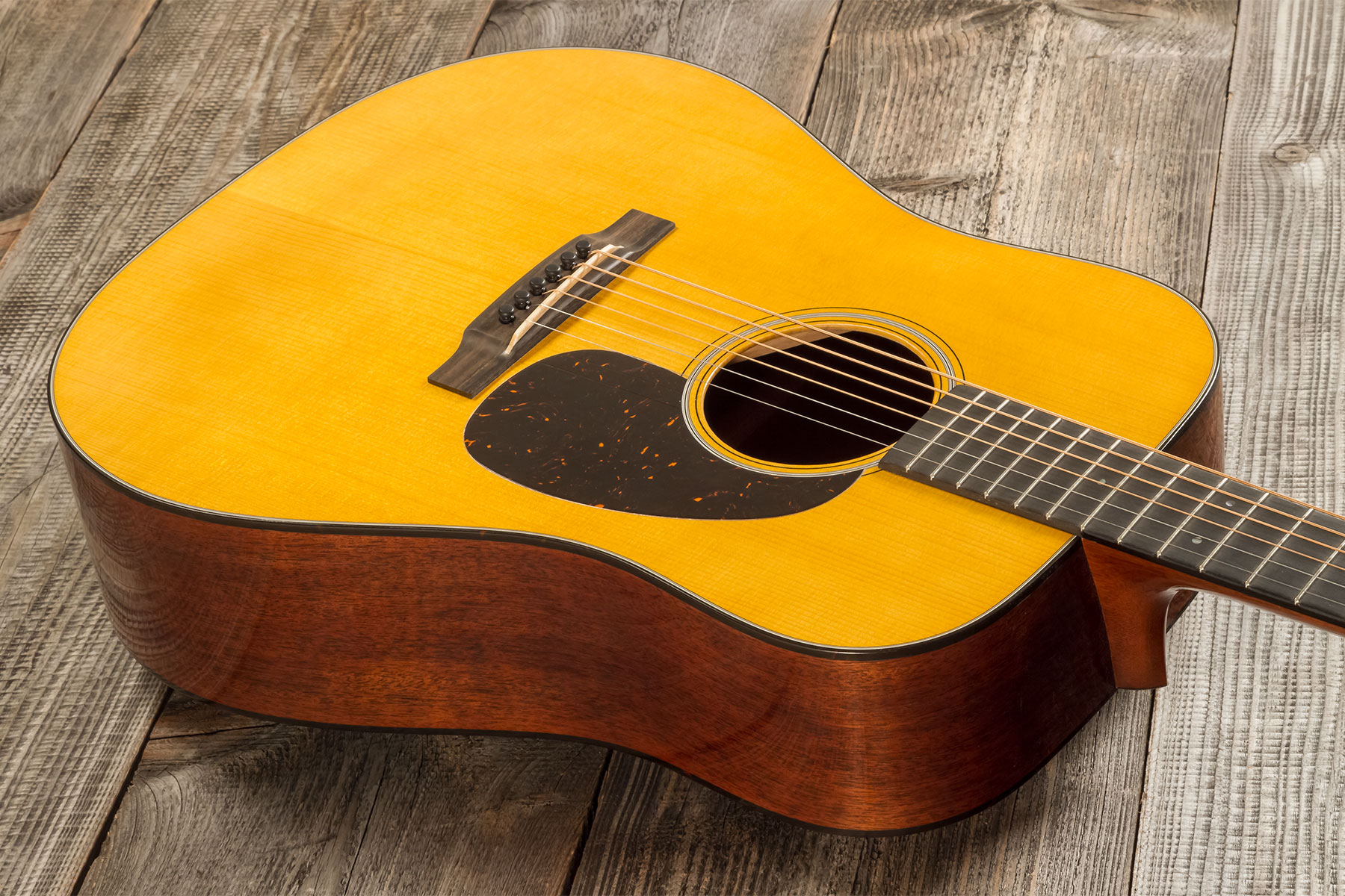 Martin Custom Shop Expert D-18 1937 Dreadnought Epicea Acajou Eb #2841322 - Natural Vintage Stage 1 Aging - Folk-Gitarre - Variation 2