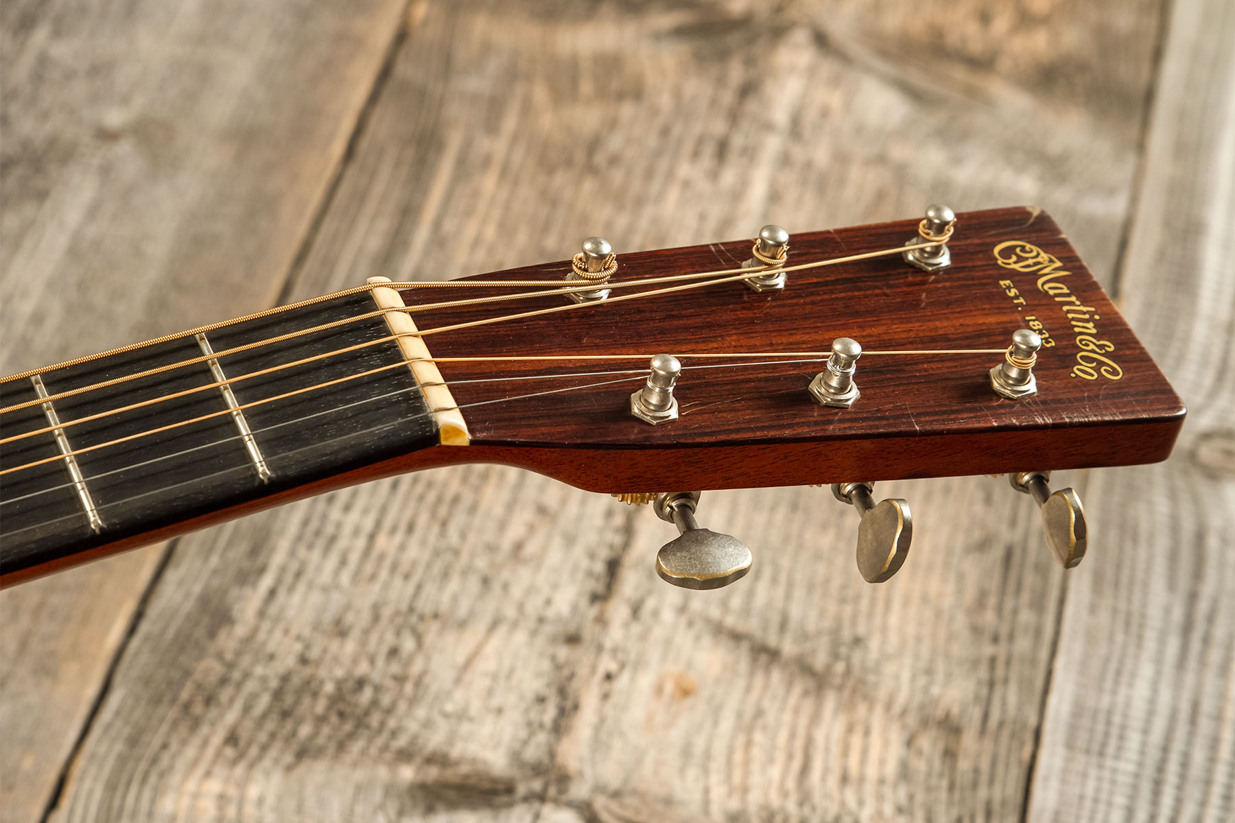 Martin Custom Shop Expert D-18 1937 Dreadnought Epicea Acajou Eb #2841322 - Natural Vintage Stage 1 Aging - Folk-Gitarre - Variation 7