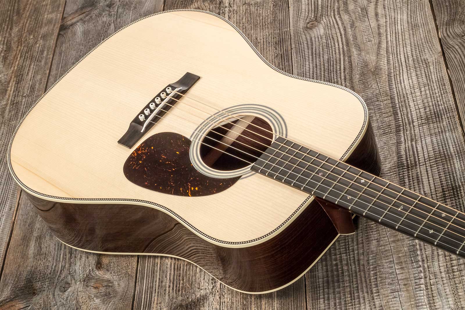 Martin Custom Shop Expert D-28 1937 Epicea Palissandre Eb 2747363 - Natural Vintage Low Gloss - Folk-Gitarre - Variation 2