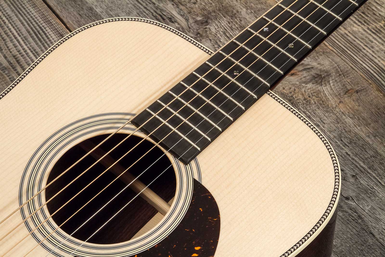 Martin Custom Shop Expert D-28 1937 Epicea Palissandre Eb 2747363 - Natural Vintage Low Gloss - Folk-Gitarre - Variation 4
