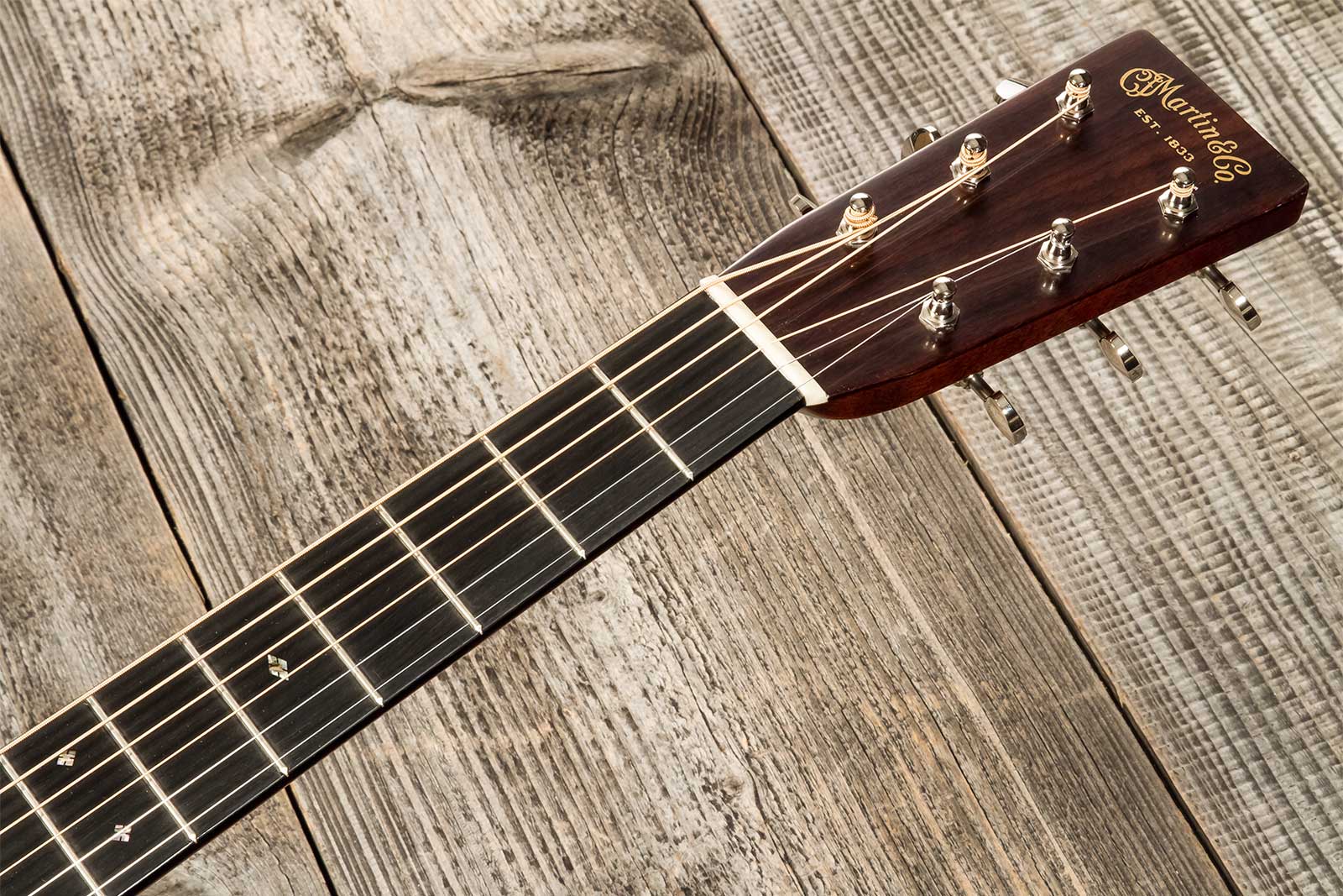 Martin Custom Shop Expert D-28 1937 Epicea Palissandre Eb 2747363 - Natural Vintage Low Gloss - Folk-Gitarre - Variation 7