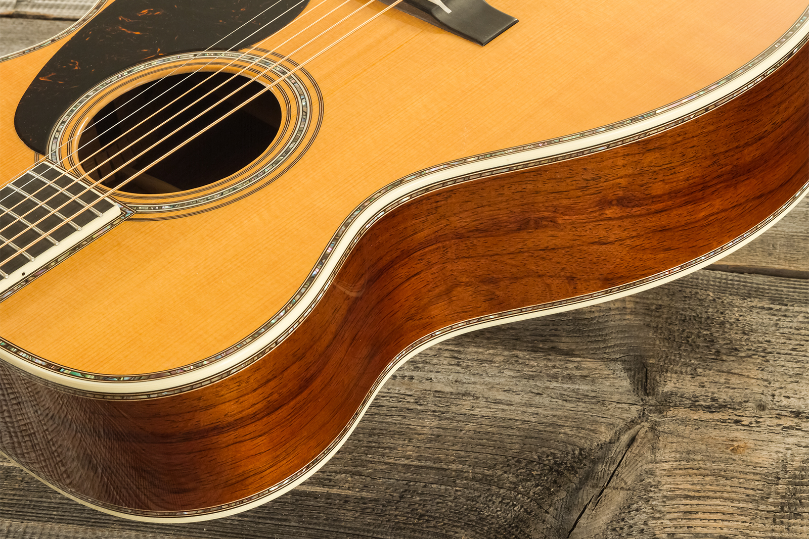 Martin Custom Shop Joe Bonamassa 00045 Ltd Signature 000 Shsc Epicea Palissandre Eb #2917432 - Natural Vintage - Folk-Gitarre - Variation 3