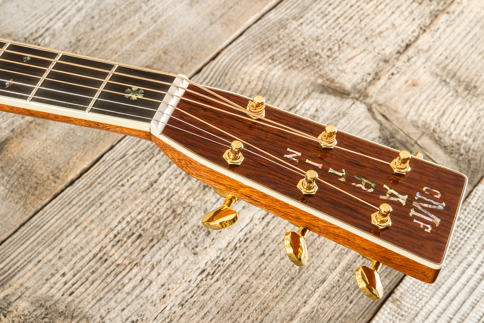Martin Custom Shop Joe Bonamassa 00045 Ltd Signature 000 Shsc Epicea Palissandre Eb #2917432 - Natural Vintage - Folk-Gitarre - Variation 7