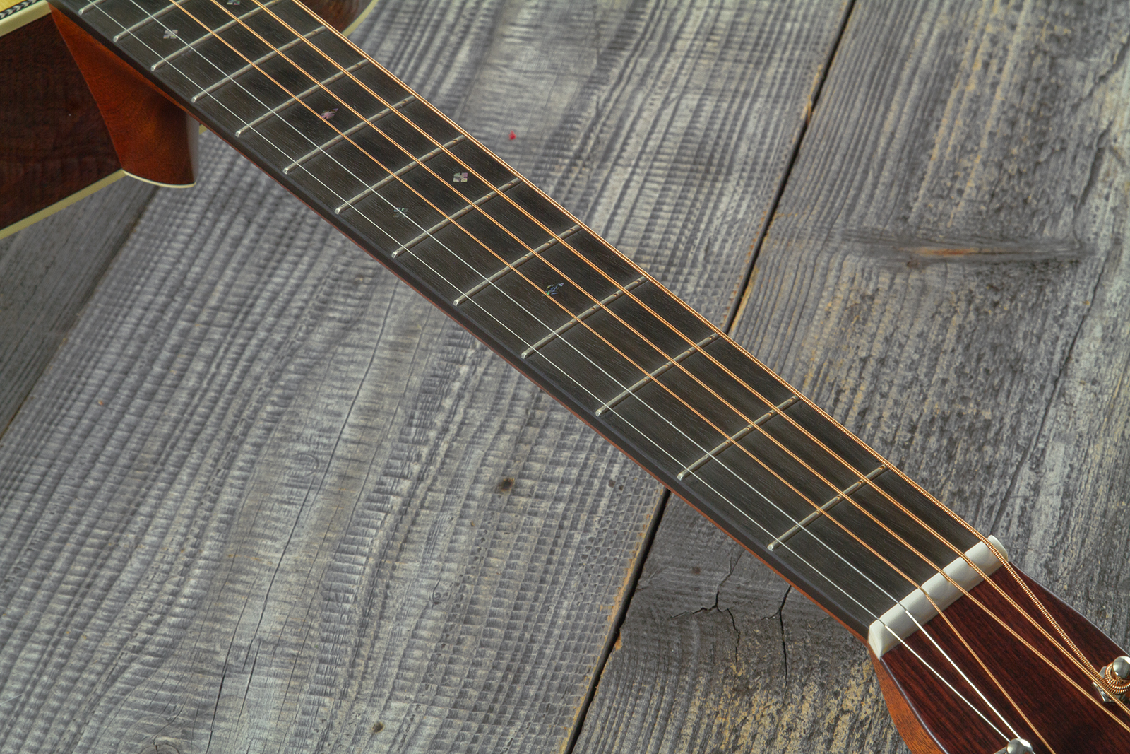 Martin Custom Shop Om Epicea Adirondack / Acajou Eb #2964118 - Natural Aging Toner - Folk-Gitarre - Variation 5