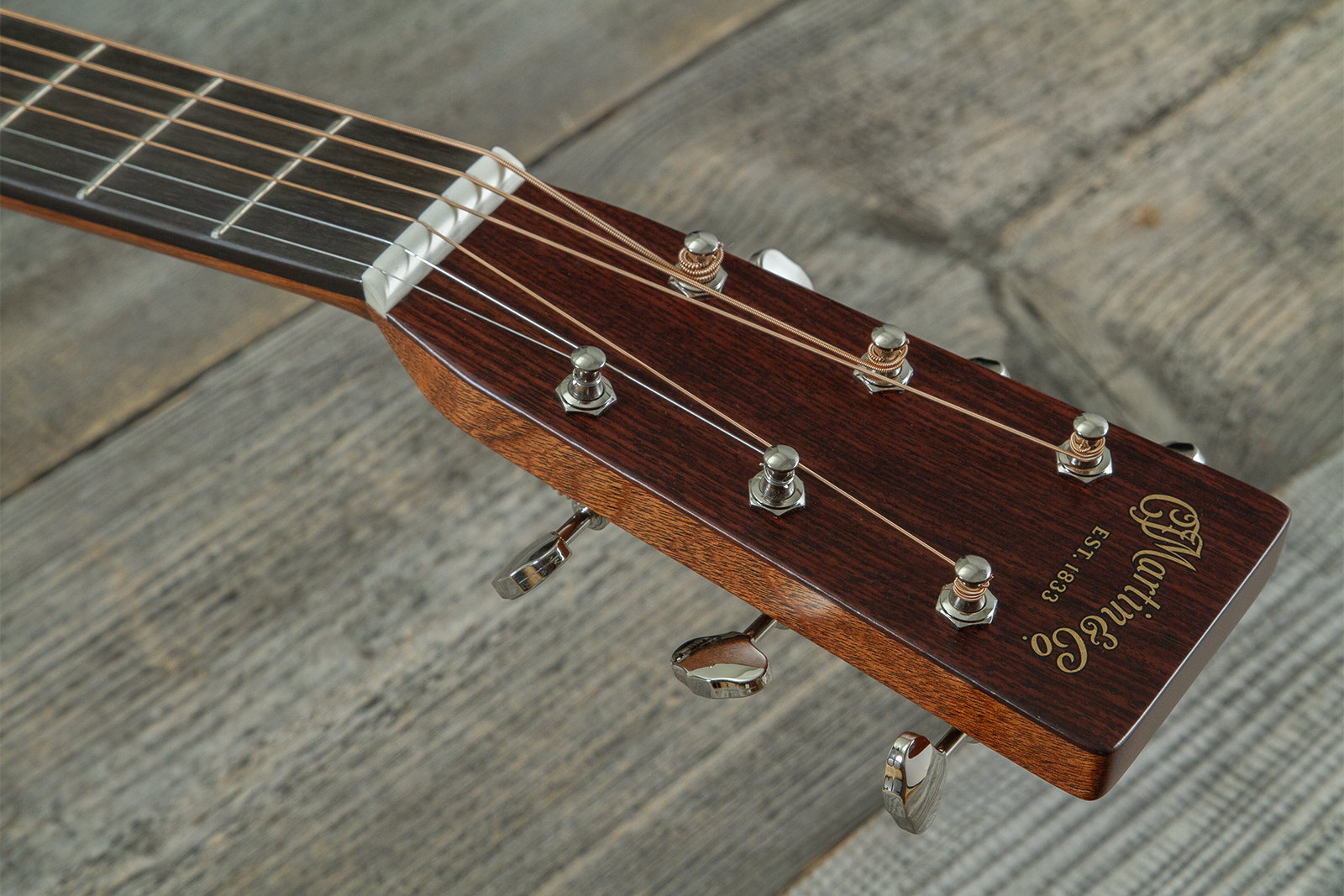 Martin Custom Shop Om Epicea Adirondack / Acajou Eb #2964118 - Natural Aging Toner - Folk-Gitarre - Variation 6