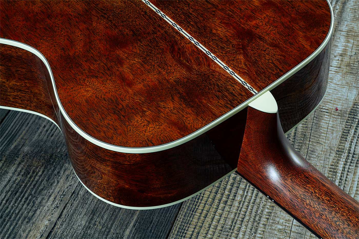 Martin Custom Shop Om Epicea Adirondack / Acajou Eb #2964118 - Natural Aging Toner - Folk-Gitarre - Variation 8