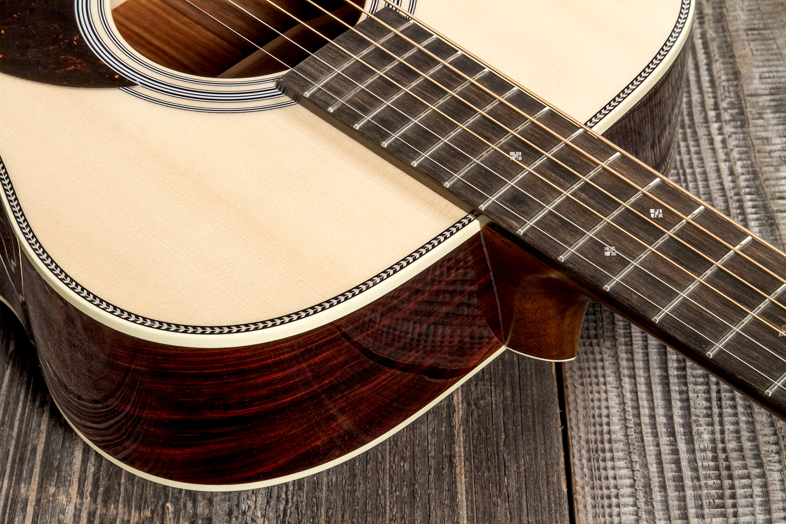 Martin Custom Shop Om Epicea Engelmann Cocobolo Eb #2736828 - Natural Clear - Westerngitarre & electro - Variation 2
