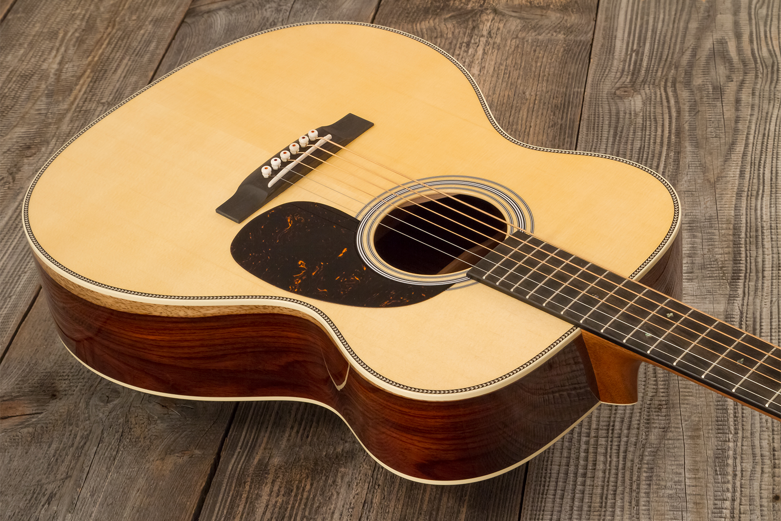 Martin Custom Shop Om Epicea Englemann / Palissandre Guatemala Eb #2964119 - Natural Aging Toner - Folk-Gitarre - Variation 2