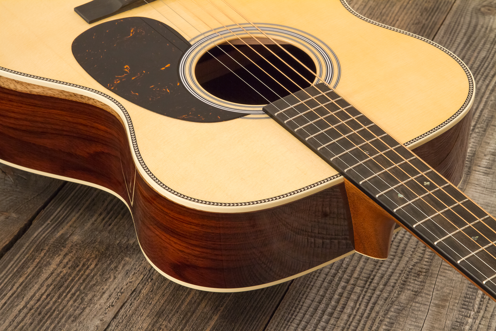 Martin Custom Shop Om Epicea Englemann / Palissandre Guatemala Eb #2964119 - Natural Aging Toner - Folk-Gitarre - Variation 4