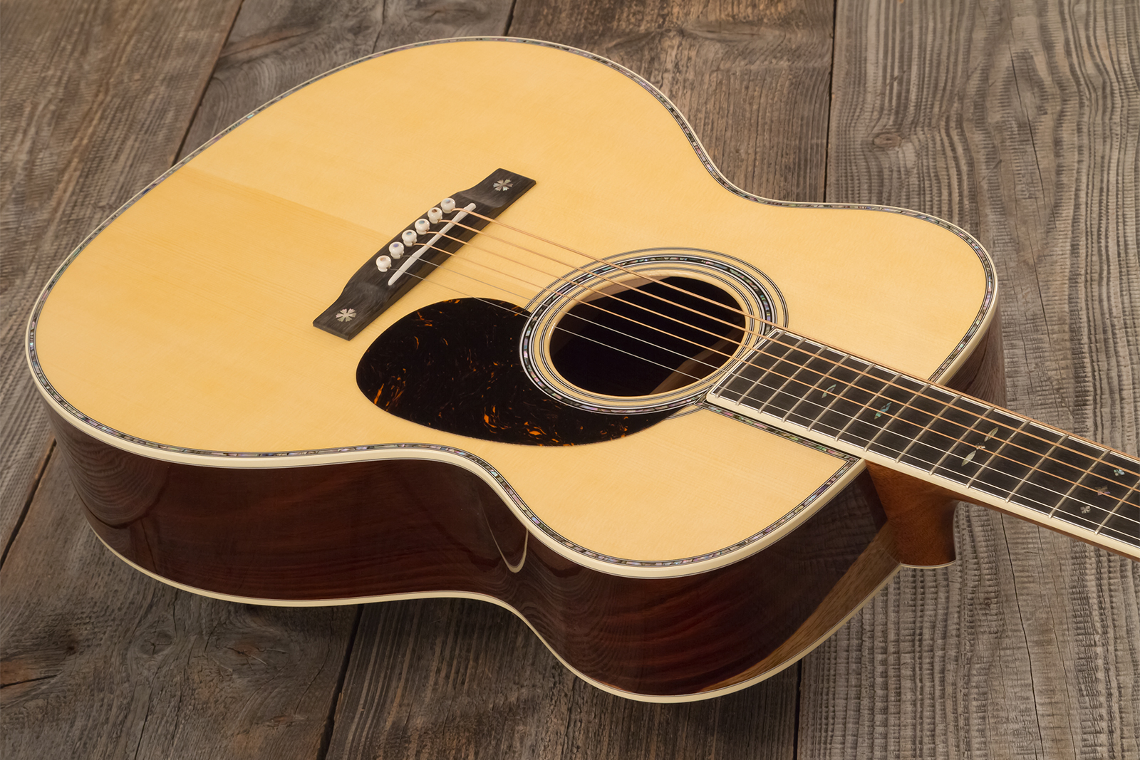Martin Custom Shop Om Epicea Englemann / Palissandre Guatemala Eb #2969039 - Natural Aging Toner - Folk-Gitarre - Variation 2