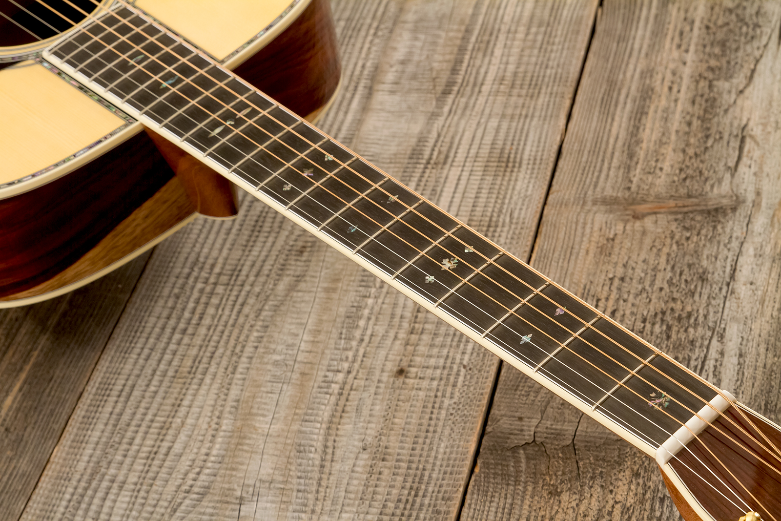 Martin Custom Shop Om Epicea Englemann / Palissandre Guatemala Eb #2969039 - Natural Aging Toner - Folk-Gitarre - Variation 6