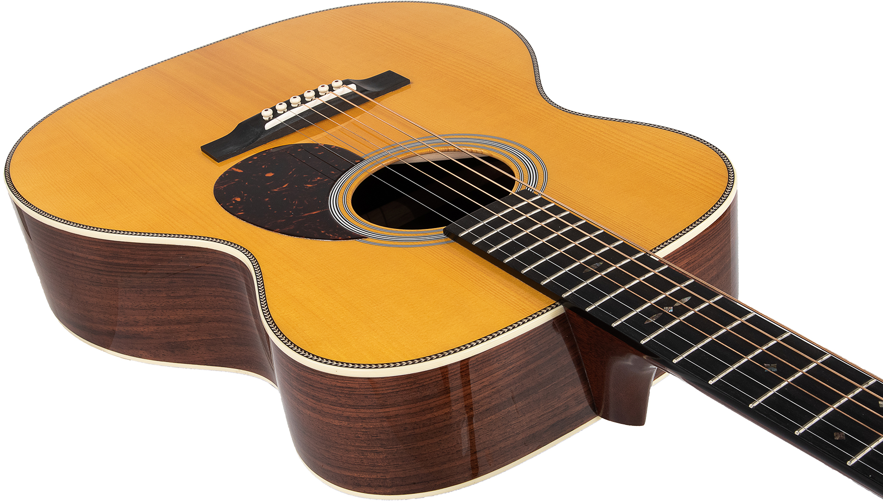 Martin Custom Shop Om Epicea Palissandre Guatemala #2113357 - Natural - Westerngitarre & electro - Variation 3