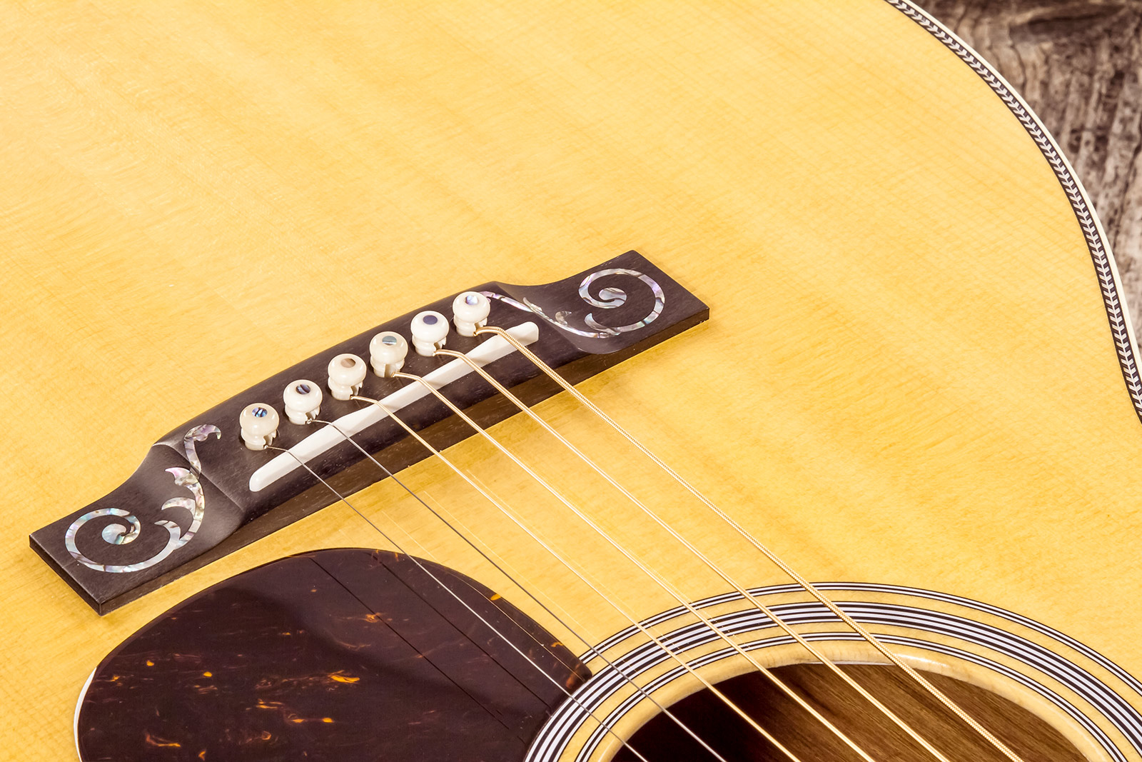 Martin Custom Shop Om Epicea Palissandre Guatemala Eb #2736829 - Natural Aged Toner - Westerngitarre & electro - Variation 4
