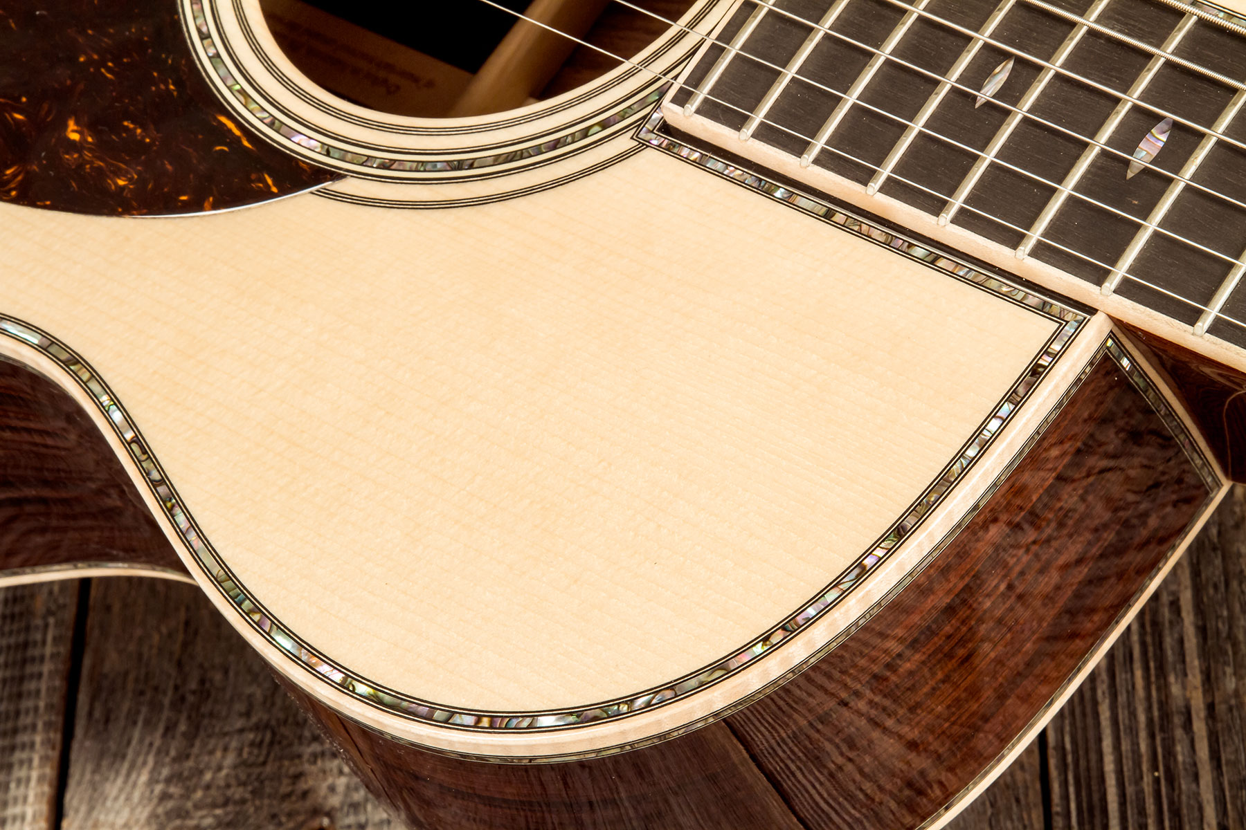 Martin Custom Shop Om45 Epicea Adirondack Palissandre Rio Eb #2814835 - Natural - Folk-Gitarre - Variation 5