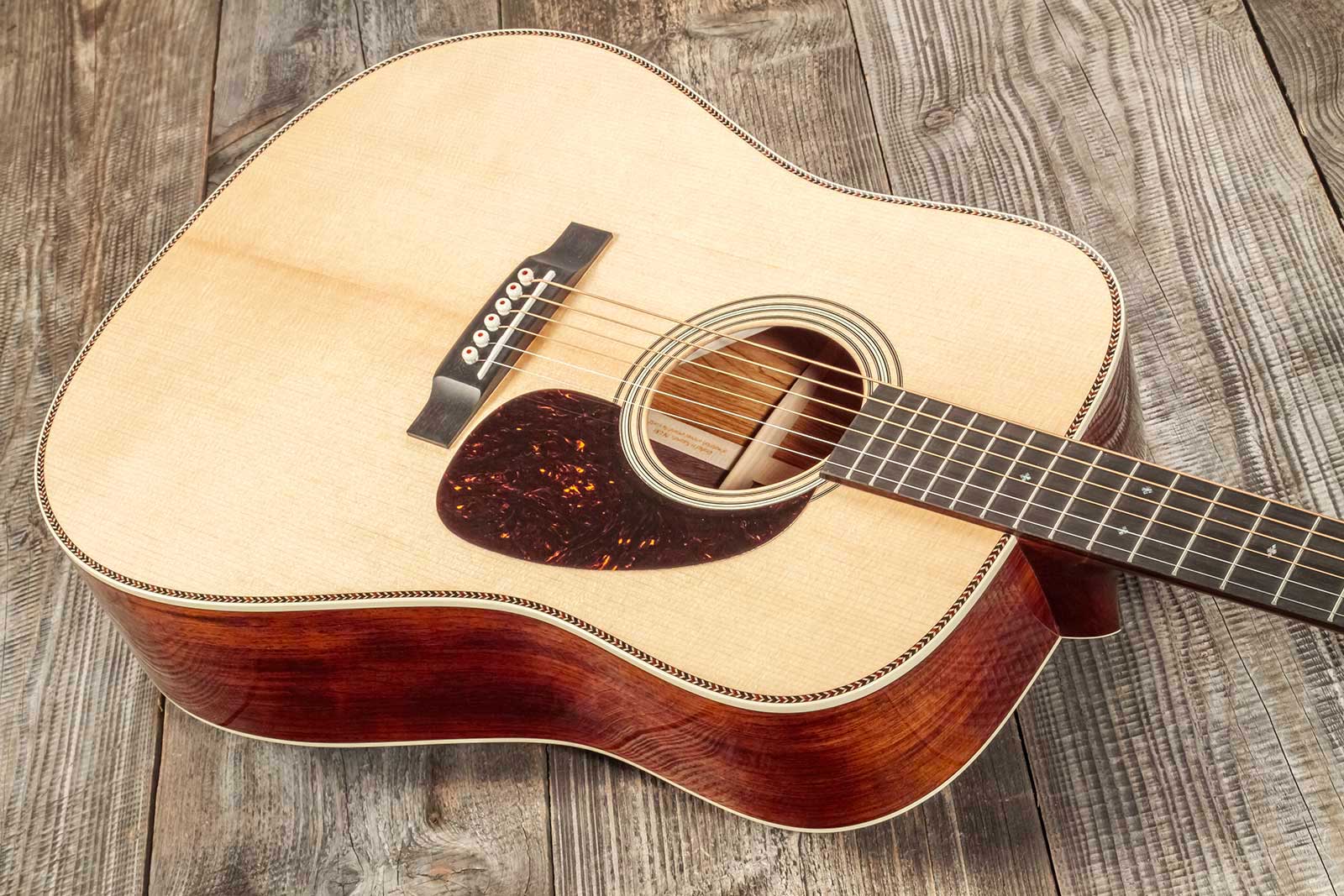 Martin Custom Shop Super D Dreadnought Epicea Sitka Vts Palissandre Guatemala Eb #2717627 - Natural - Folk-Gitarre - Variation 2