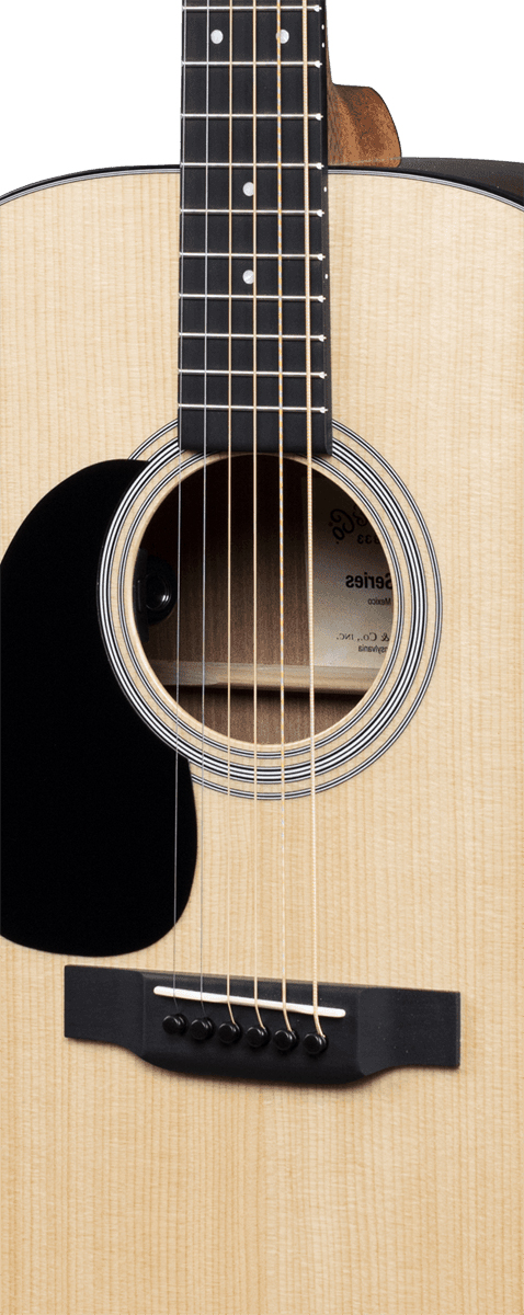 Martin D-12e Lh Road Dreadnought Gaucher  Epicea Sapele Ric +housse - Natural - Elektroakustische Gitarre - Variation 2