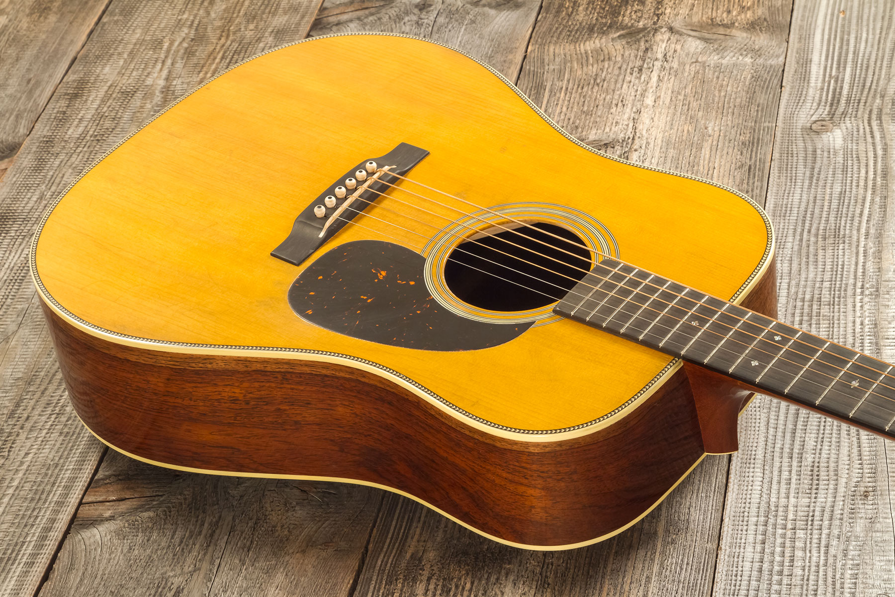 Martin D-28 Authentic 1937 Dreadnought Epicea Palissandre Eb #2852451 - Aged Natural Vintage Gloss - Folk-Gitarre - Variation 2