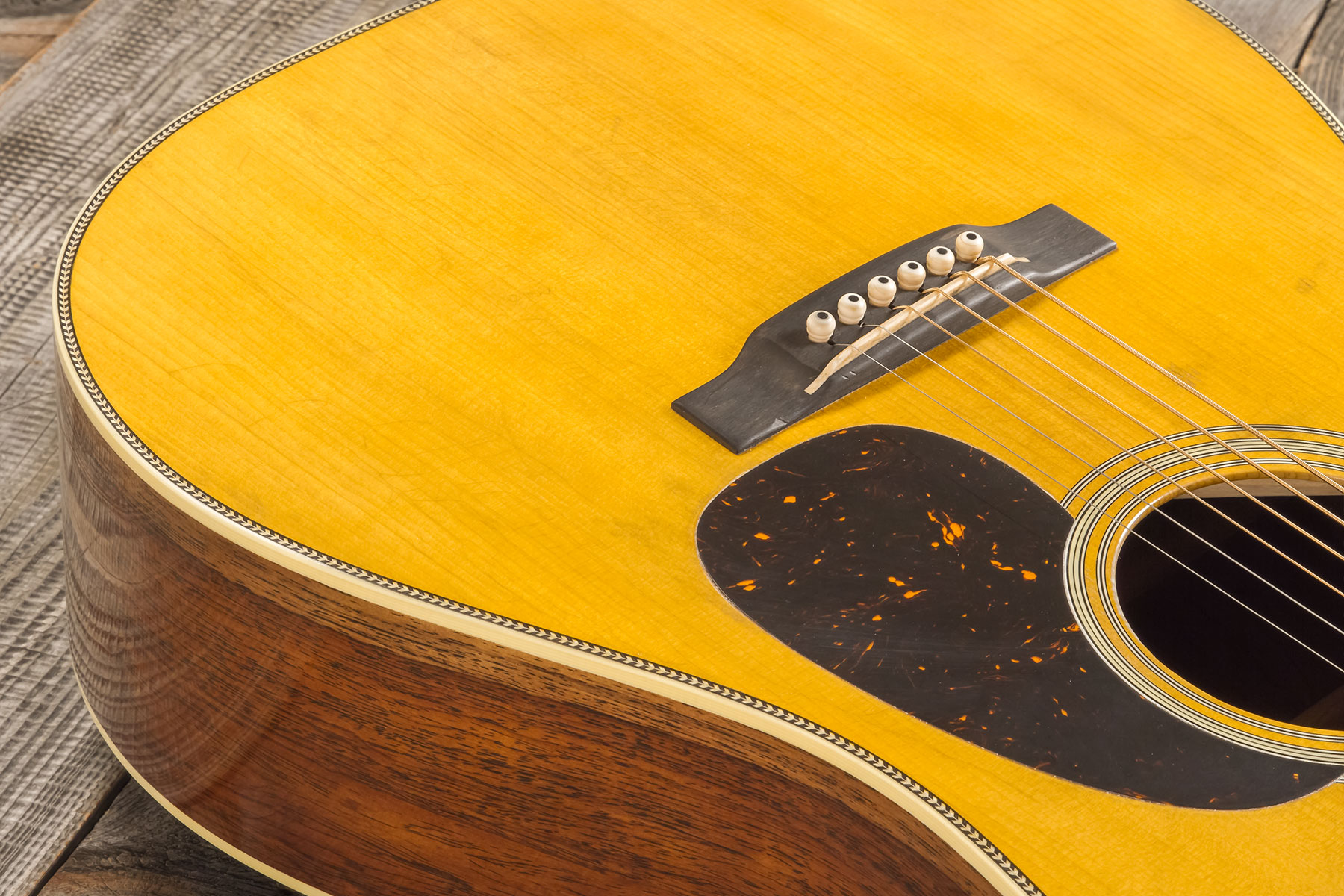 Martin D-28 Authentic 1937 Dreadnought Epicea Palissandre Eb #2852451 - Aged Natural Vintage Gloss - Folk-Gitarre - Variation 3