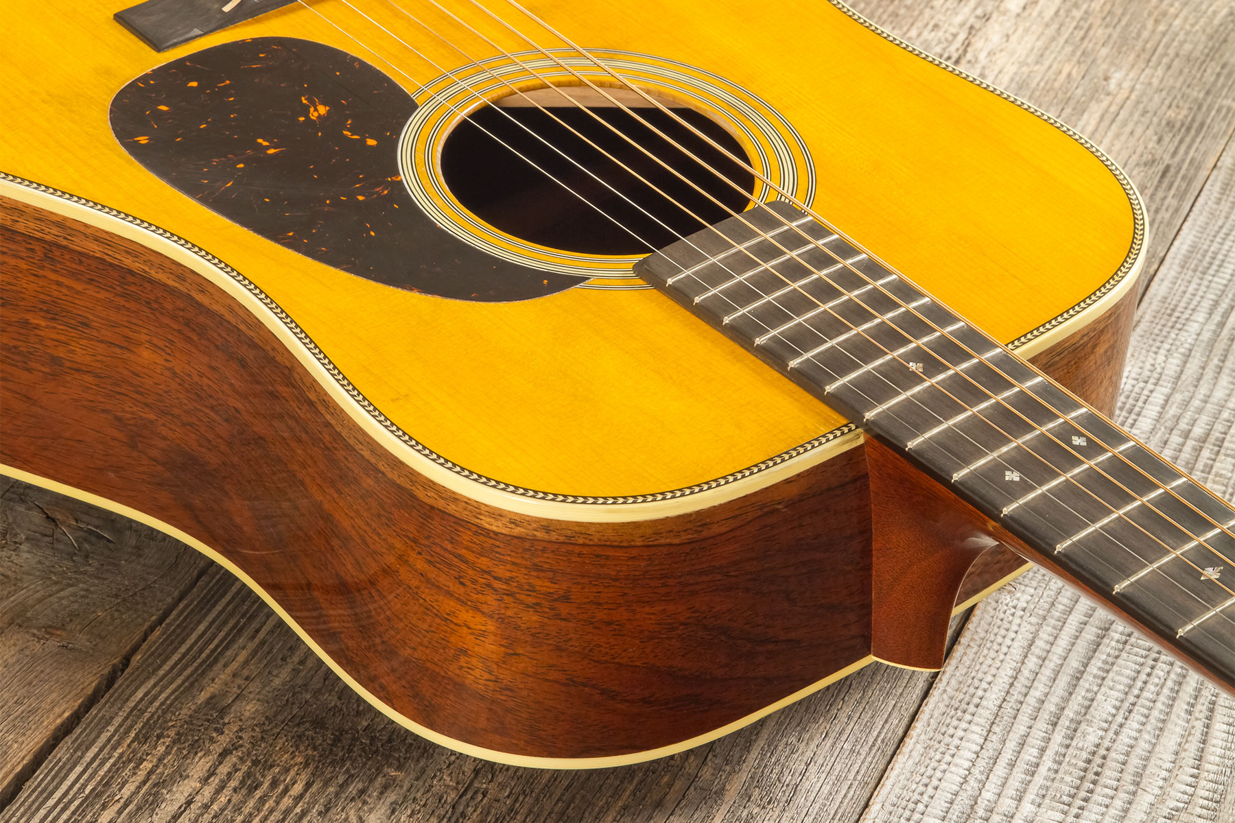 Martin D-28 Authentic 1937 Dreadnought Epicea Palissandre Eb #2852451 - Aged Natural Vintage Gloss - Folk-Gitarre - Variation 4