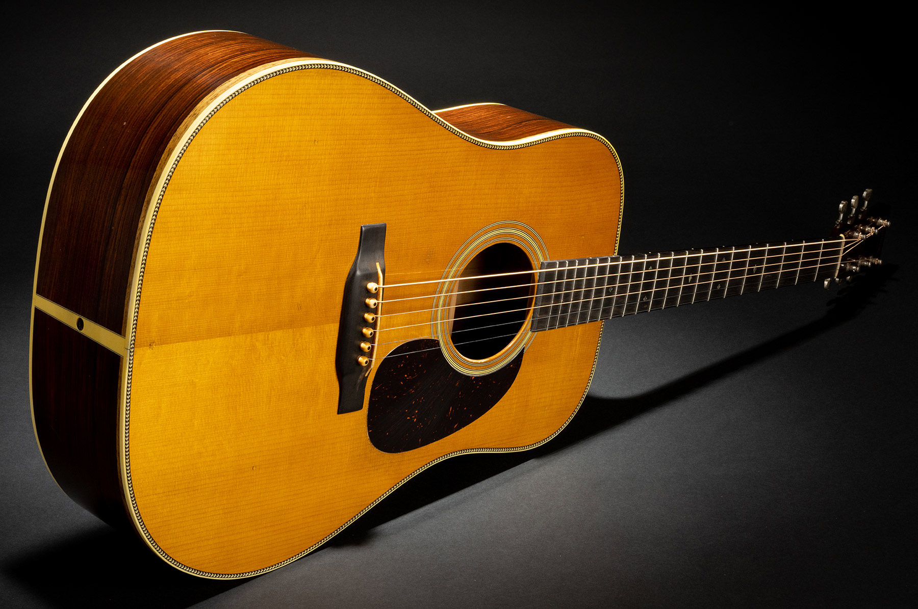 Martin D-28 Authentic 1937 Dreadnought Epicea Palissandre Eb - Aged Natural Vintage Gloss - Westerngitarre & electro - Variation 3