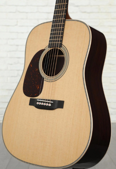 Martin D-28 Lh Modern Deluxe Dreadnought Gaucher Epicea Palissandre Eb - Natural - Westerngitarre & electro - Variation 2