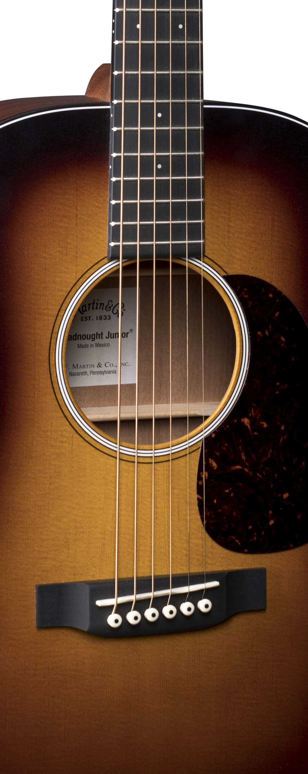 Martin D Jr. Dreadnought Junior 3/4 - Sunburst - Westerngitarre & electro - Variation 2