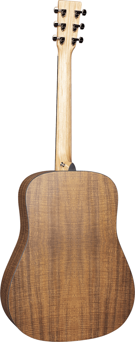 Martin D-x1e Koa Dreadnought Hpl Tout Koa Ric +housse - Natural - Elektroakustische Gitarre - Variation 1