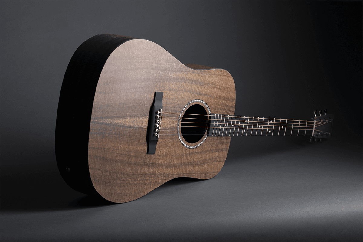 Martin D-x1e Koa Dreadnought Hpl Tout Koa Ric +housse - Natural - Elektroakustische Gitarre - Variation 2