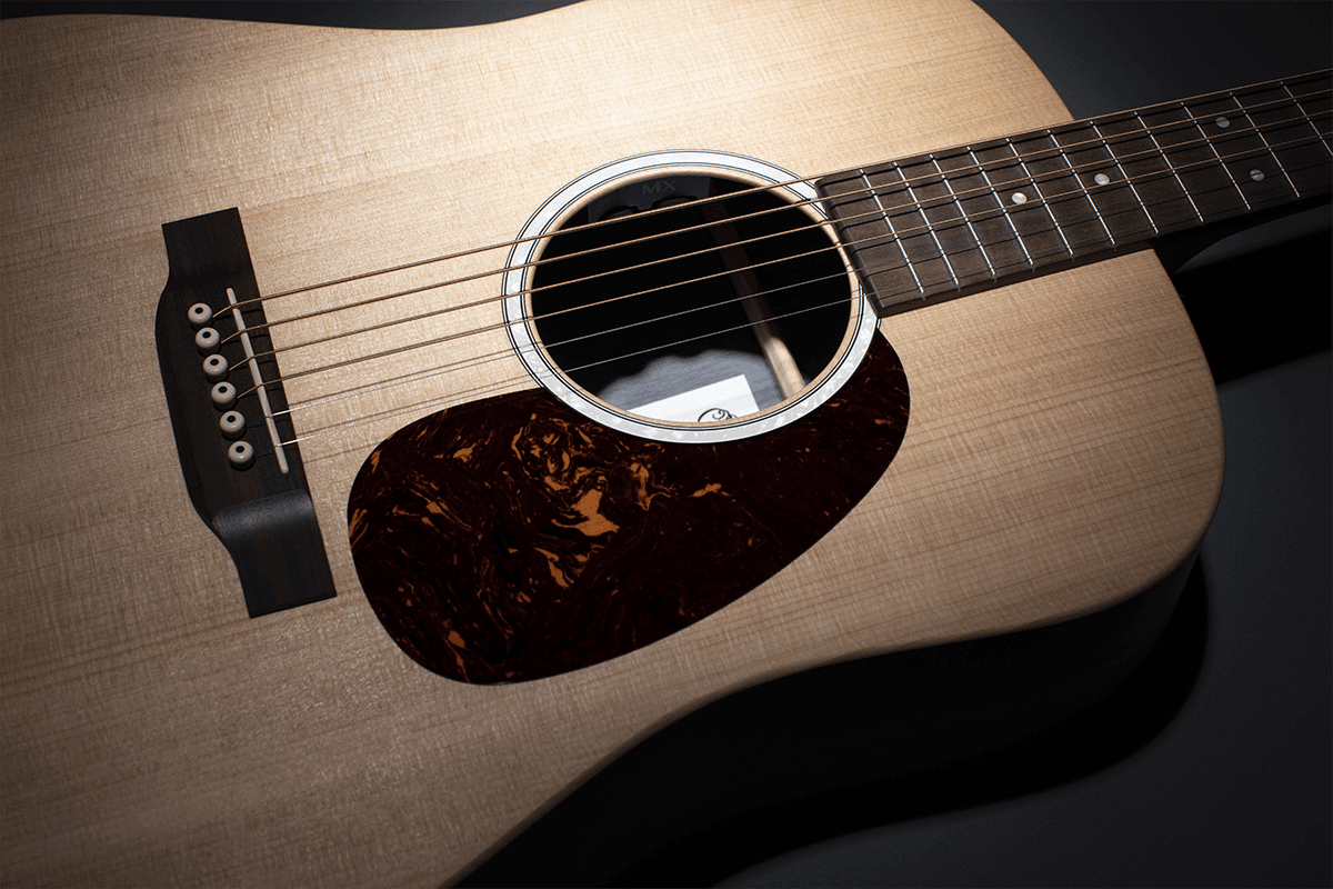 Martin D-x2e Koa Dreadnought Epicea Koa Hpl - Natural Satin - Westerngitarre & electro - Variation 2