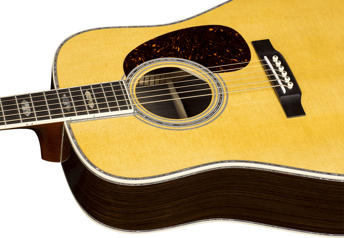 Martin D45 Standard Golden Era Dreadnought Epicea Palissandre Eb - Natural Gloss - Folk-Gitarre - Variation 2