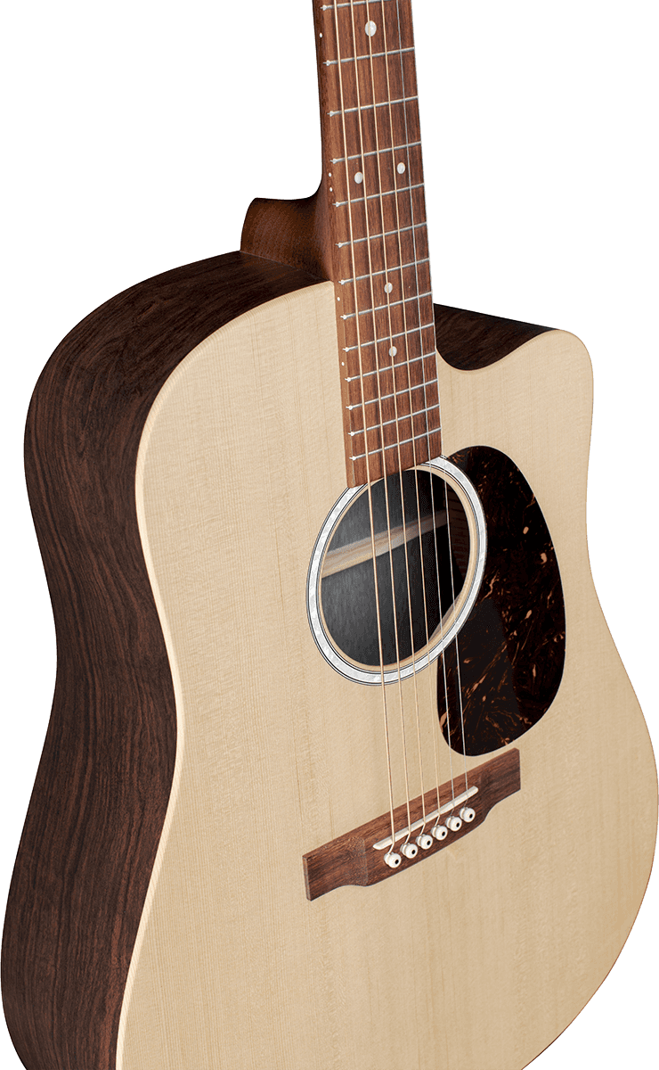 Martin Dc-x2e Rosewood Dreadnought Cw Epicea Palissandre Hpl - Natural Satin - Elektroakustische Gitarre - Variation 4