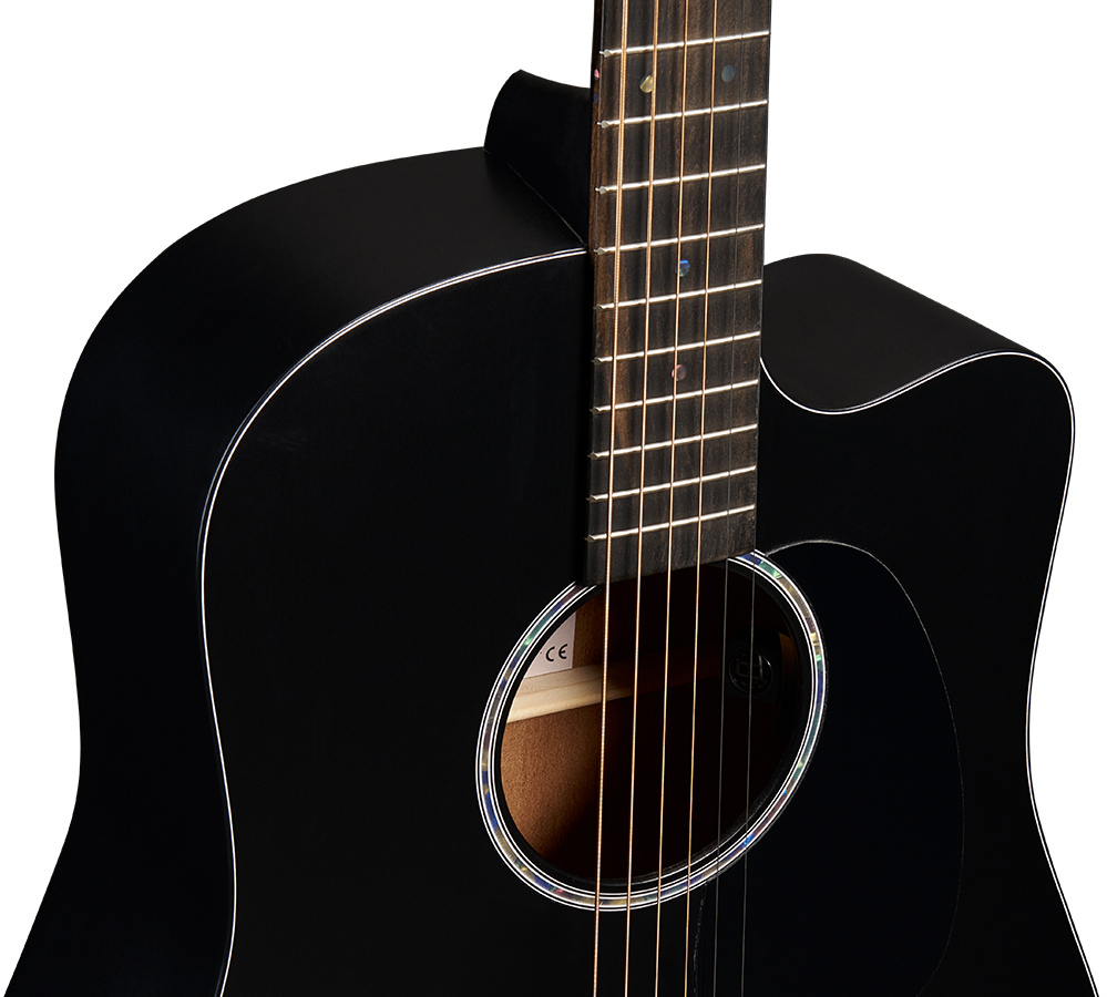 Martin Dc10e Modern Road Dreadnought Epicea Sapele Eb - Black - Folk-Gitarre - Variation 2