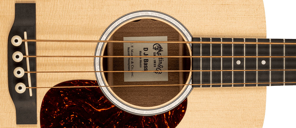 Martin Djr-10e Bass Junior Epicea Sapele Ric - Natural Satin - Akustische Bass - Variation 2