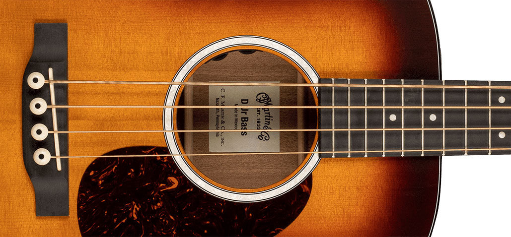 Martin Djr-10e Bass Junior Epicea Sapele Ric - Burst Satin - Akustische Bass - Variation 2
