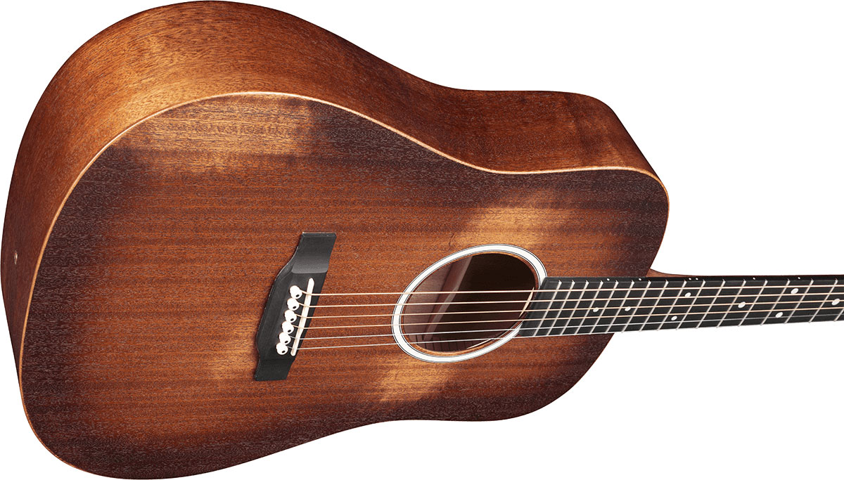 Martin Djr-10e Sapele Dreadnought Junior Streetmaster Tout Sapele Ric - Mahogany Burst - Western-Reisegitarre - Variation 2