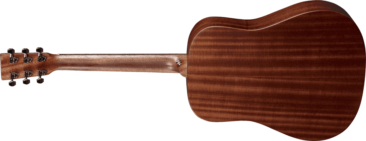 Martin Djr-10e Sapele Lh Dreadnought Junior 3/4 Gaucher Tout Sapele Ric +housse - Natural - Western-Reisegitarre - Variation 1