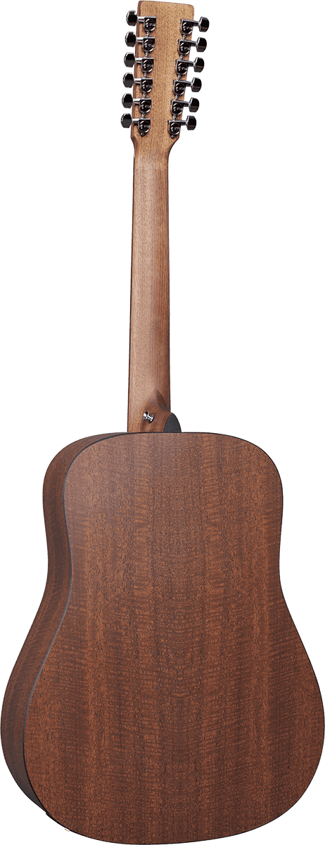 Martin D-x2e 12-string Dreadnought 12c Epicea Acajou Hpl - Natural Satin - Elektroakustische Gitarre - Variation 1
