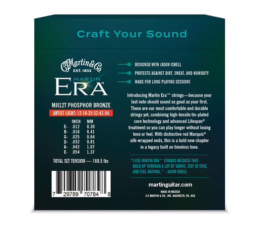 Martin Era Mp535t Phosphor Bronze Treated Light - Westerngitarre Saiten - Variation 1