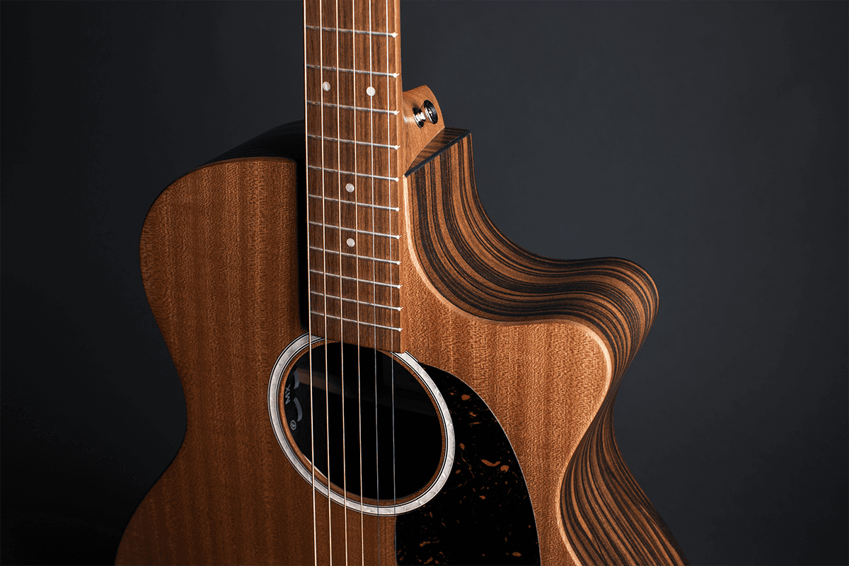 Martin Gpc-x2e Macassar Grand Performance Cw Sapele Hpl Ebene - Natural - Elektroakustische Gitarre - Variation 4