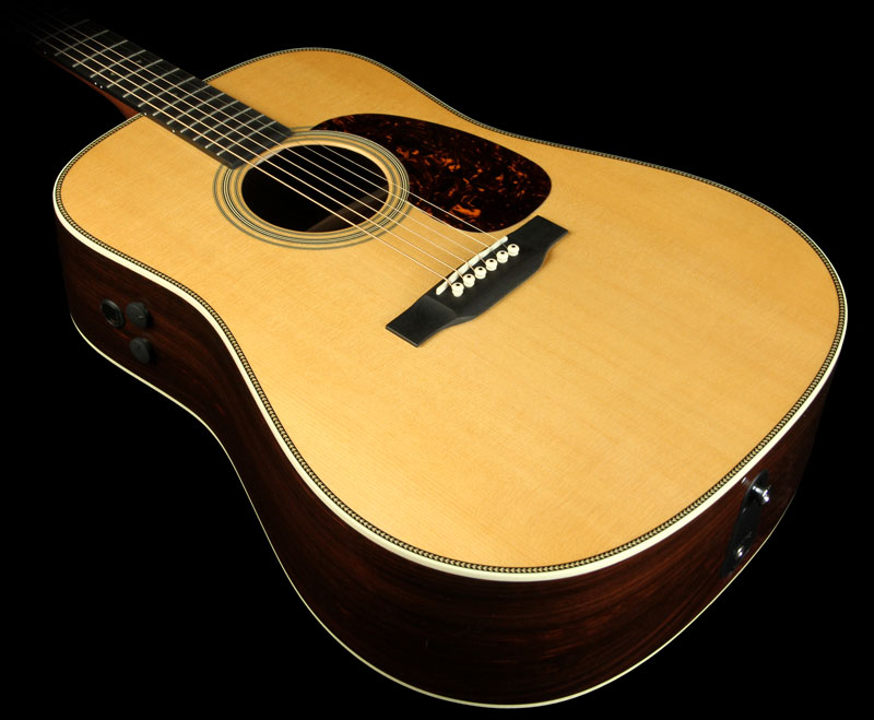 Martin Hd-28e Standard Re-imagined Dreadnought Epicea Palissandre Eb - Natural Aging Toner - Elektroakustische Gitarre - Variation 3