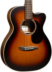 Folk-gitarre Martin Junior 000C Jr E - Satin Walnut Burst