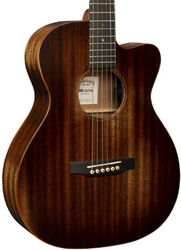 Folk-gitarre Martin Junior 000C Jr E StreetMaster - Dark Mahogany Distressed