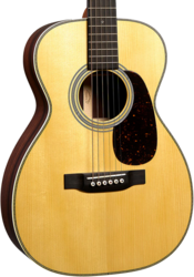 Folk-gitarre Martin Custom Shop 0-28 - Natural Vintage Gloss Aging Toner