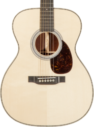 Folk-gitarre Martin Custom Shop CS-OM-C22025441 Engelmann/Cocobolo #2736827 - Natural