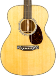 Folk-gitarre Martin Custom Shop Orchestra Model Sitka/Guatemala #2736829 - Natural aged toner