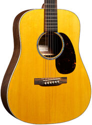 Folk-gitarre Martin Junior D Jr E Walnut - natural satin