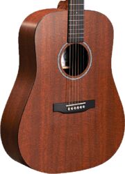 Folk-gitarre Martin DX1E HPL Acajou - Natural