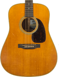 Folk-gitarre Martin Rich Robinson D-28 #2640217 - Aged vintage natural gloss